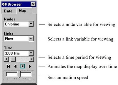 Map Browser in EPANET