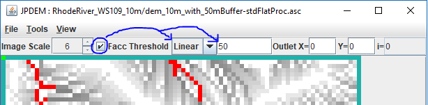 Facc Threshold Controls